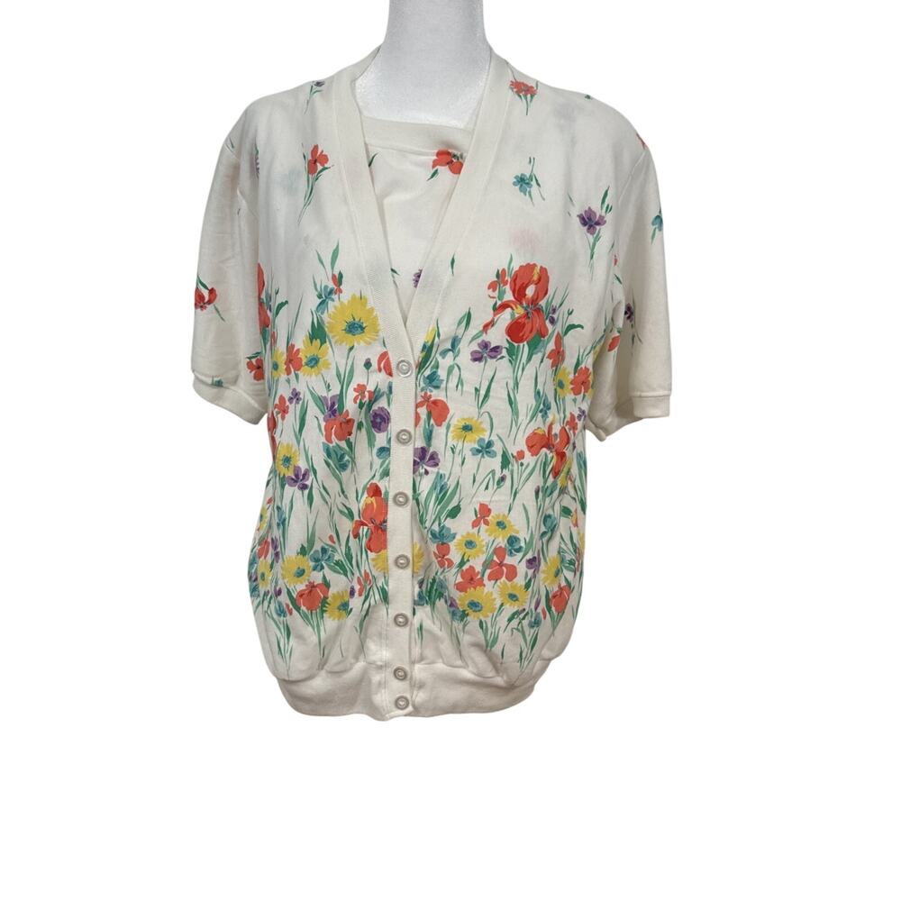 Paradise Bay Short-sleeved Cardigan Misses XL Layered Look